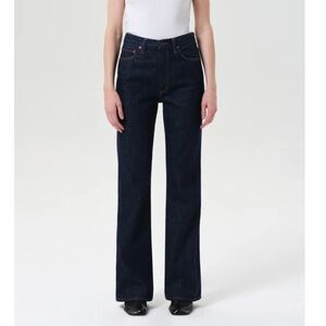 NWT AGOLDE Leena Dark Rinse Jeans